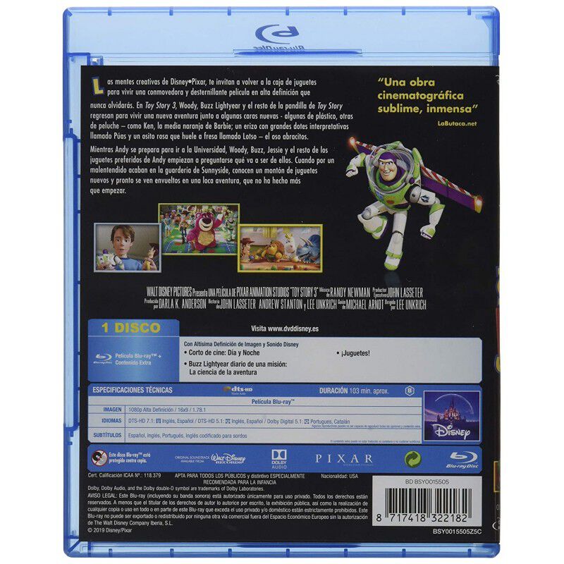 Toy Story 3 [blu-ray] image number null