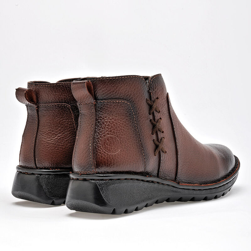 Lobo Solo Bot&iacute;n para mujer caf&eacute; image number null