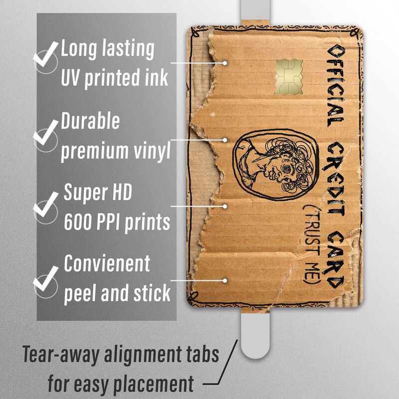 Pack De 3 Vinilos Adhesivos Para Tarjetas Kcd "... image number null
