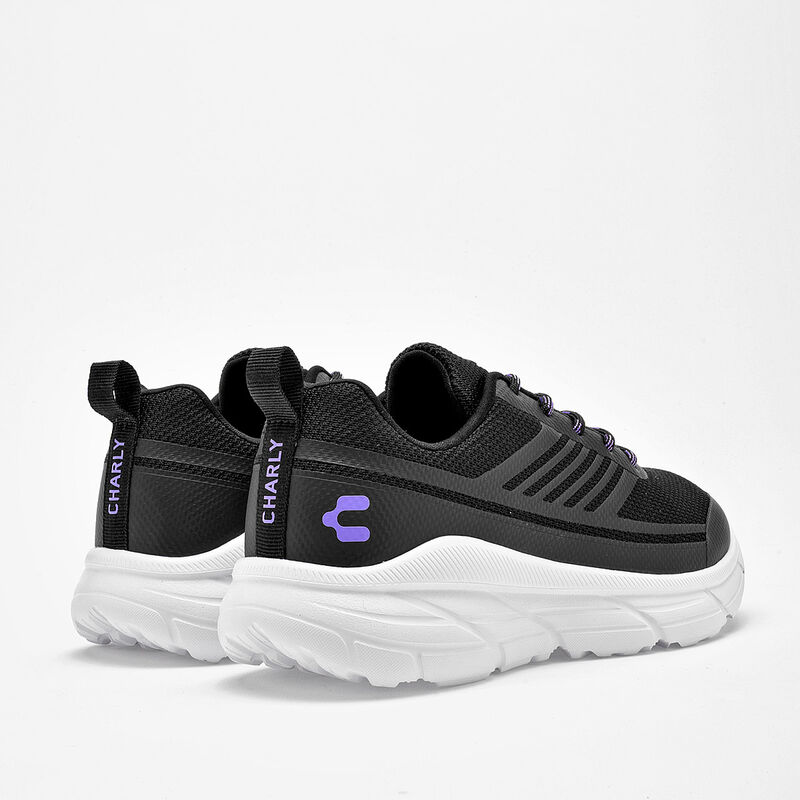 Charly tenis deportivo para mujer negro cod 139... image number null