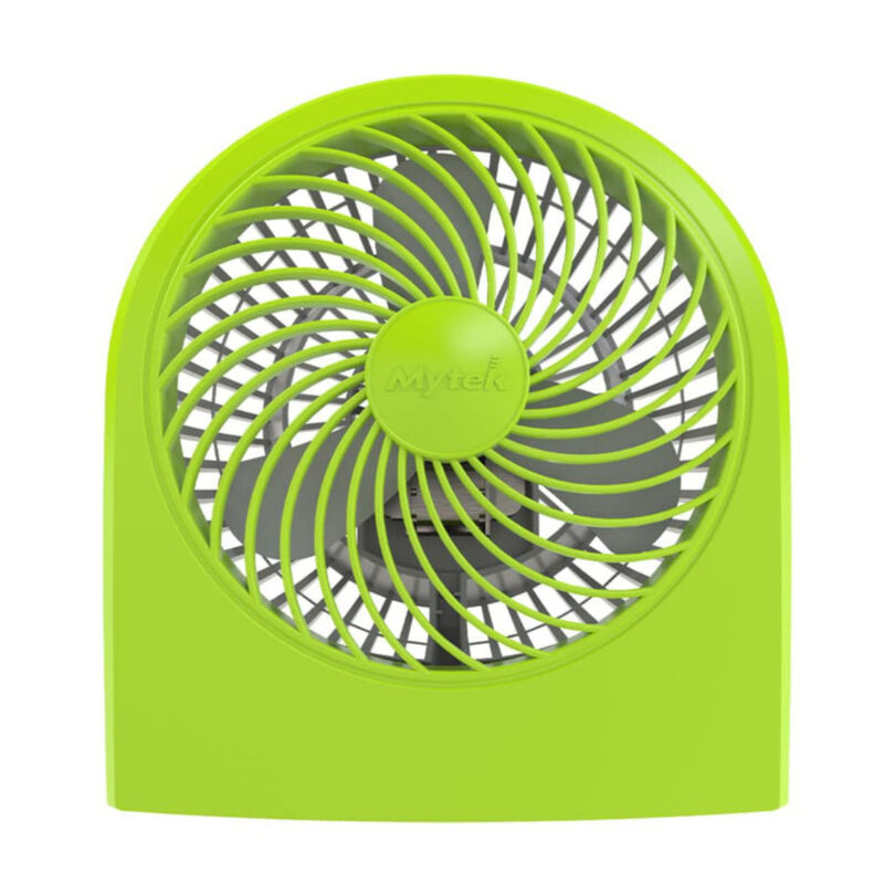 Ventilador De Escritorio O Piso Plastico Verde ... image number null
