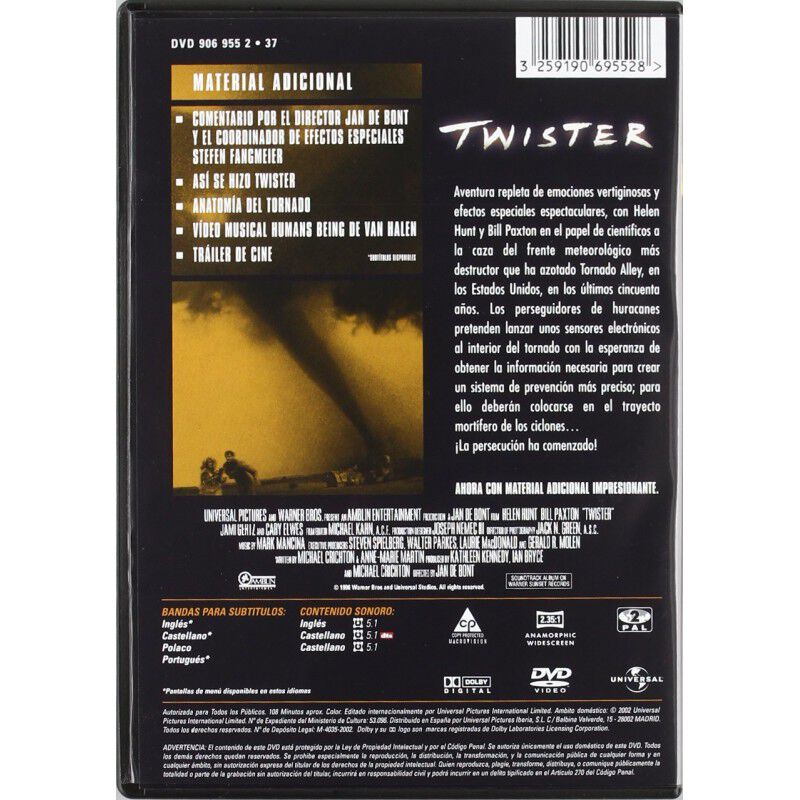 Twister (edici&oacute;n Especial) [dvd] (1996) image number null