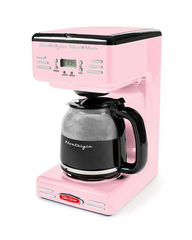Cafetera Nostalgia Retro, 12 Tazas, Programable... image number null