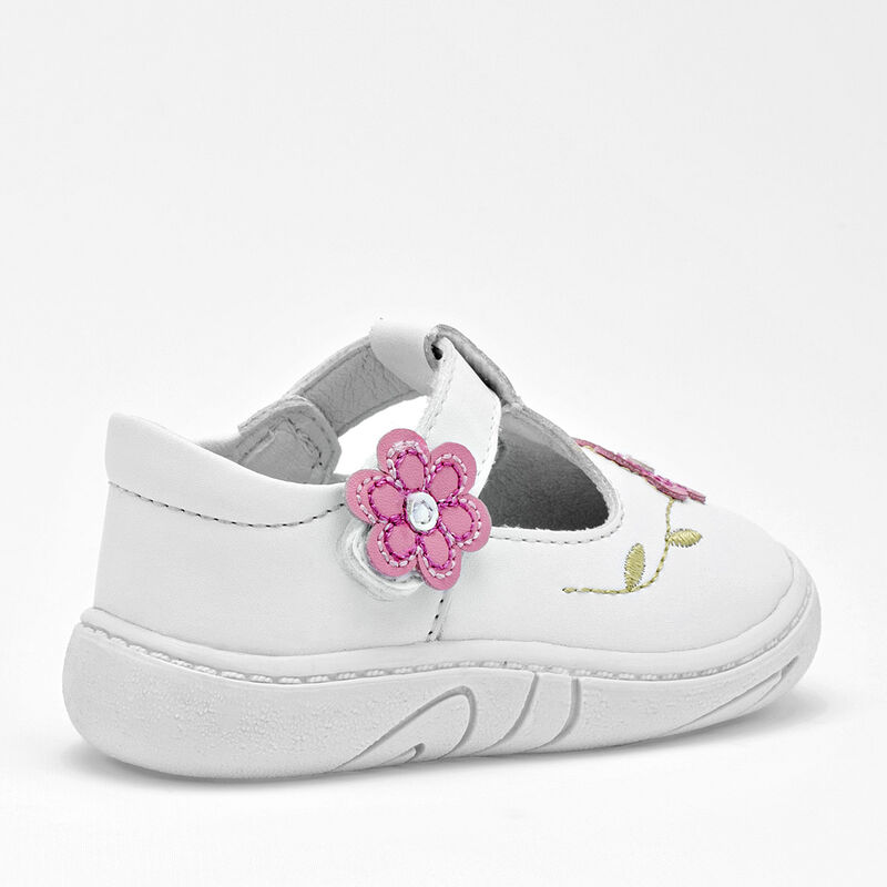 Ensue&ntilde;o Zapatitos para beb&eacute; ni&ntilde;a blanco rosa image number null