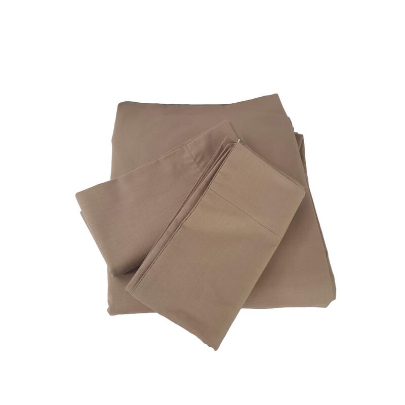 Set de sabanas Almoda Caqui Individual (plana, ... image number null