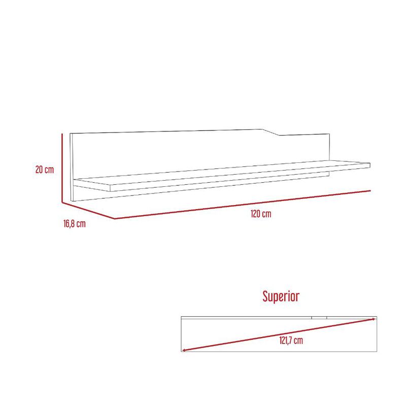 Repisa Obregon color Duna Virtual Muebles image number null