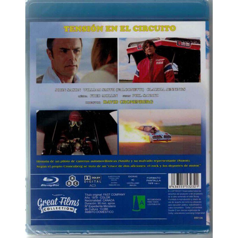 Tensi&oacute;n En El Circuito (fast Company) [blu-ray] image number null