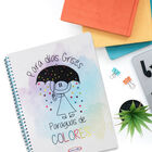 5 Cuadernos Profesionales Pasta Blanda Modelo Paragüas
