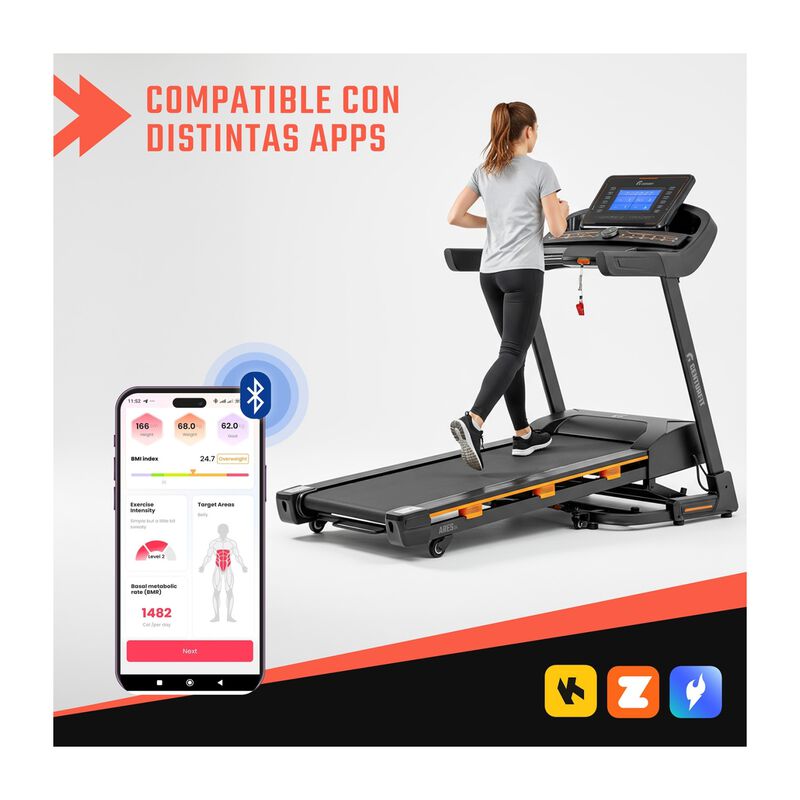 Caminadora Electrica Plegable 4.5hp 18m/h Bluet... image number null