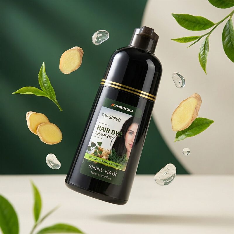Pack 2 Shampoo Tinte Cubre Canas Jengibre 500ml... image number null
