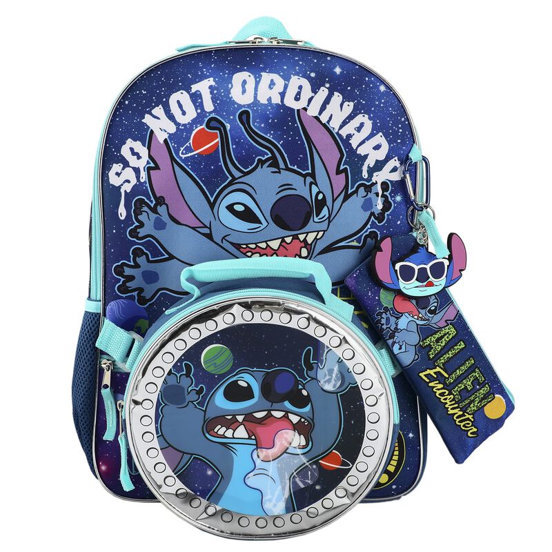 Set De Mochilas Bioworld Lilo & Stitch, 5 Pieza... image number null