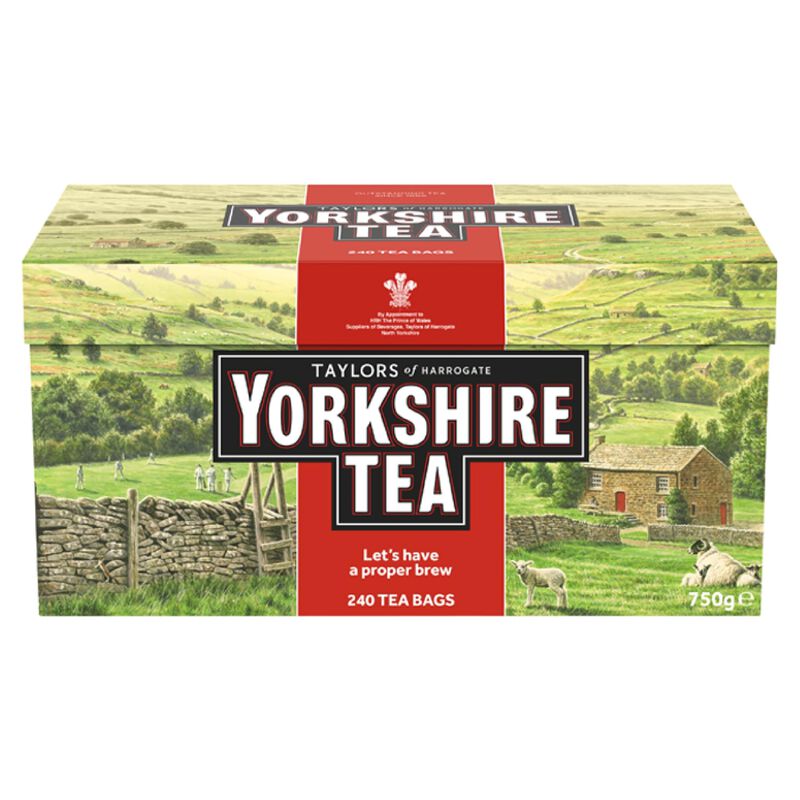 T&eacute; Negro Yorkshire Tea Red 240 Bolsitas Tipo Al... image number null