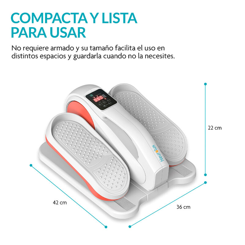 Mini El&iacute;ptica El&eacute;ctrica Para Ejercicio Bajo Esc... image number null