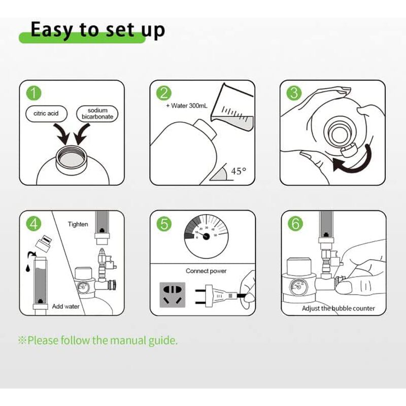 Kit Generador CO2 FZONE 2.5L con Regulador y V&aacute;... image number null
