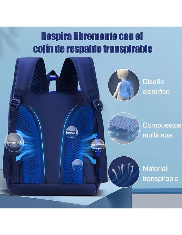 Mochila Escolar Pink Brule image number null