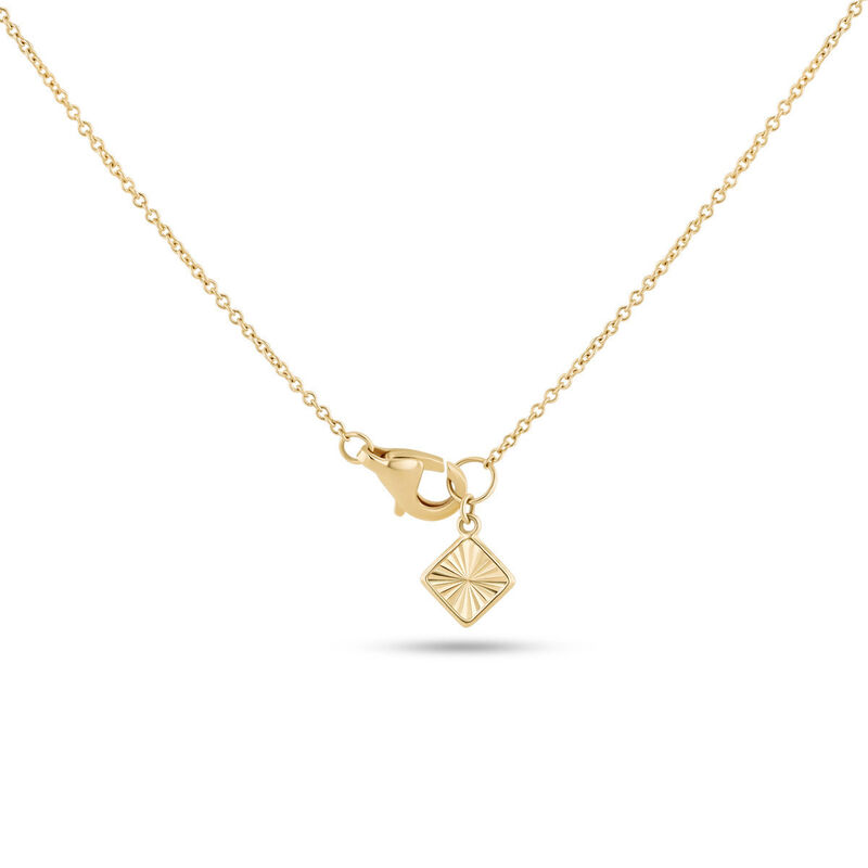 Gargantilla Oro Amarillo 14k Con Diamante 7 Pts... image number null