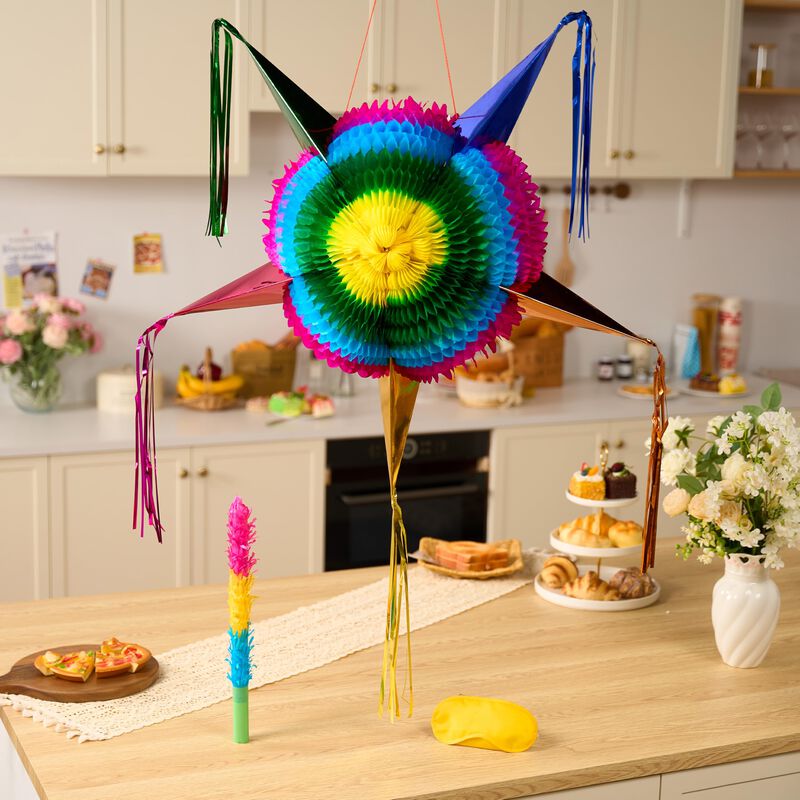 Pi&ntilde;ata Joyin 80 cm Plegable Con Estrella &ndash; Deco... image number null