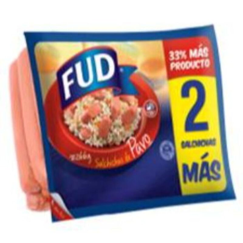 SALCHICHA PAVO FUD 266GR image number null