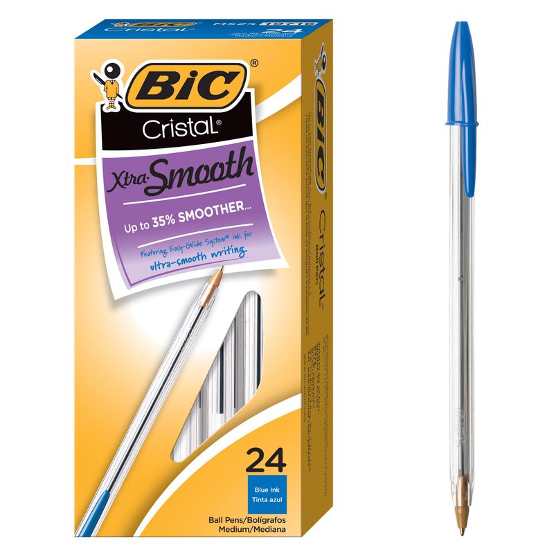 Bol&iacute;grafos Bic Cristal Xtra Smooth Blue, Tama&ntilde;o... image number null