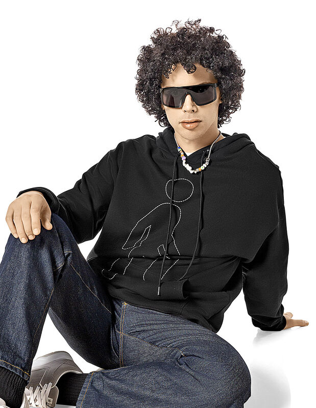 Mora Urban Sudadera para hombre negro image number null