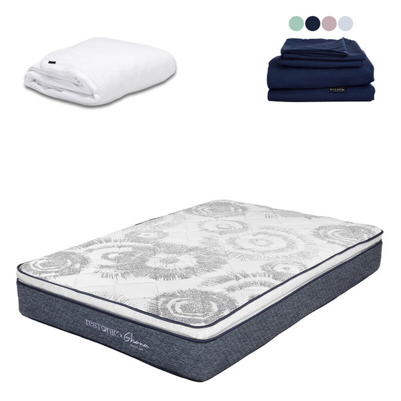 Colch&oacute;n Individual Ghana + Protector Cloud + 1 ... image number null