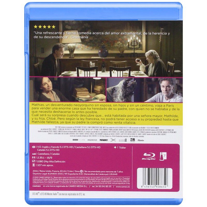 Mi Casa en Par&iacute;s [Blu-ray] (2015) My Old Lady image number null