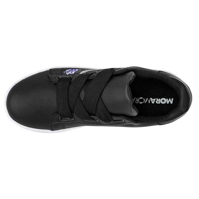 Moramora Tenis urbano para mujer negro lila gri... image number null