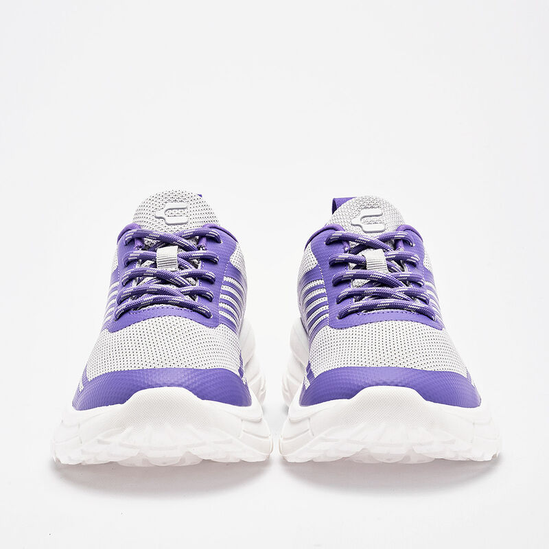 Charly tenis deportivo para mujer gris morado c... image number null