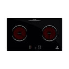 Parrilla de vitrocer&aacute;mica VITROROSSO-H con 2 quemadores de cristal templado ort8