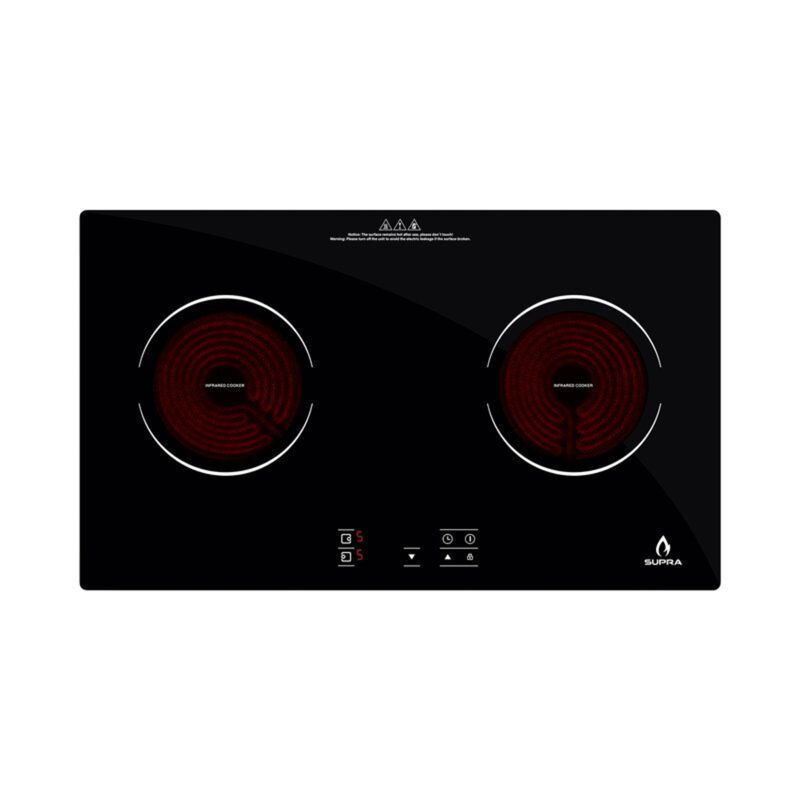 Parrilla de vitrocer&aacute;mica VITROROSSO-H con 2 qu... image number null