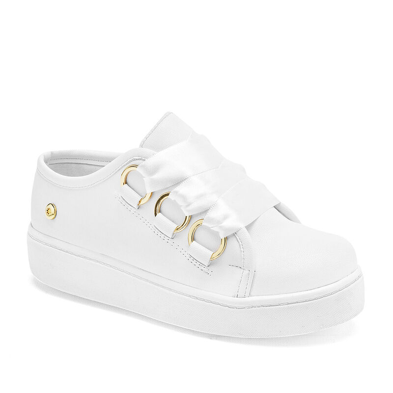 Moramora Tenis urbano para mujer blanco BAJA image number null