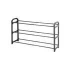 Zapatera 3 Niveles Expandible Y Apilable Smart Ideas Color Gris Oscuro