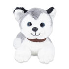 Peluche De C&aacute;nino S&uacute;per Suave Lobo Acostado