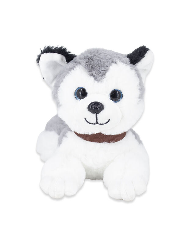 Peluche De C&aacute;nino S&uacute;per Suave Lobo Acostado image number null