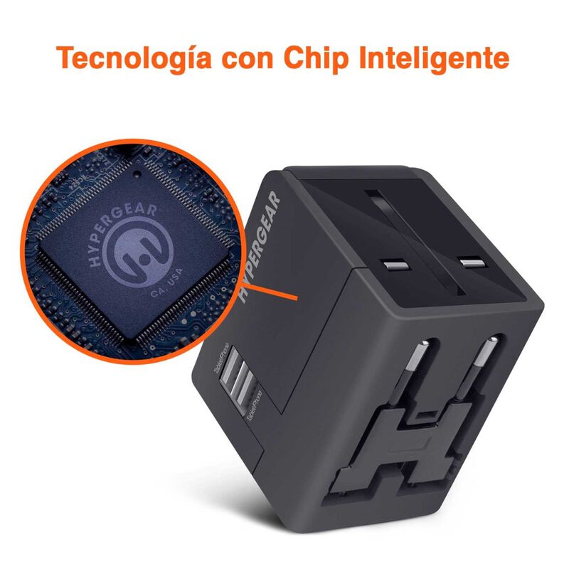 Adaptador cargador de Viaje HYPERGEAR Clavija U... image number null