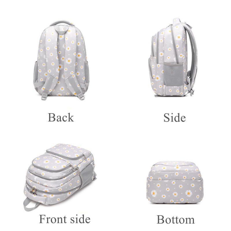Set De Mochilas Ekuizai Con Estampado De Margar... image number null