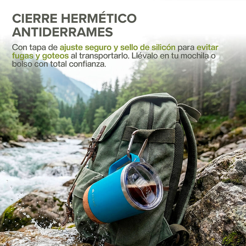 Termos para Caf&eacute; de Acero Inoxidable con Tapa A... image number null