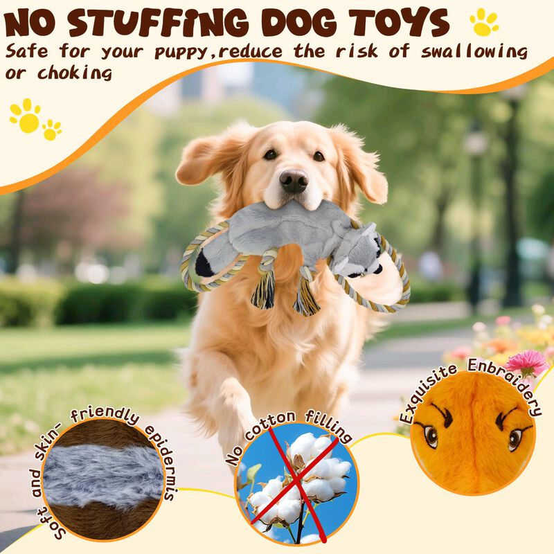 Juguetes Para Perros Maoooob Pack De 3 Sin Rell... image number null