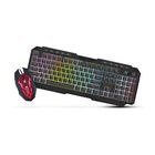 Stf Beast Stg-a16819 Kit Gamer Teclado En Ingl&eacute;s Led + Mouse 3600 Dpi Negro