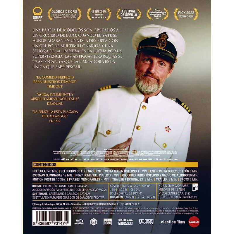 El tri&aacute;ngulo de la tristeza [Blu-ray] image number null