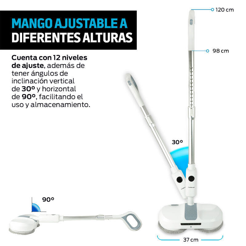 Trapeador Eléctrico Giratorio 200 RPM Mop Atomi... image number null