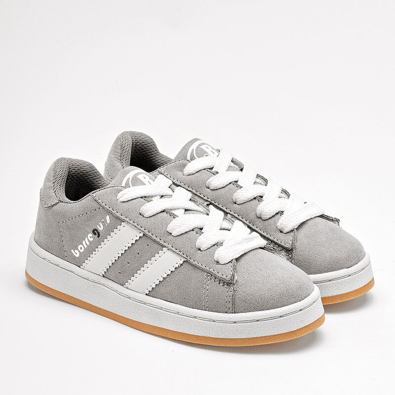Borreguis Tenis urbano para ni&ntilde;o. Beige blanco image number null