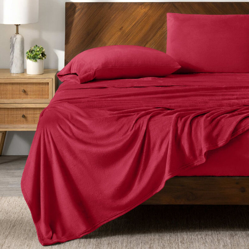 Juego de S&aacute;banas Polar Matrimonial Vino T&eacute;rmica... image number null