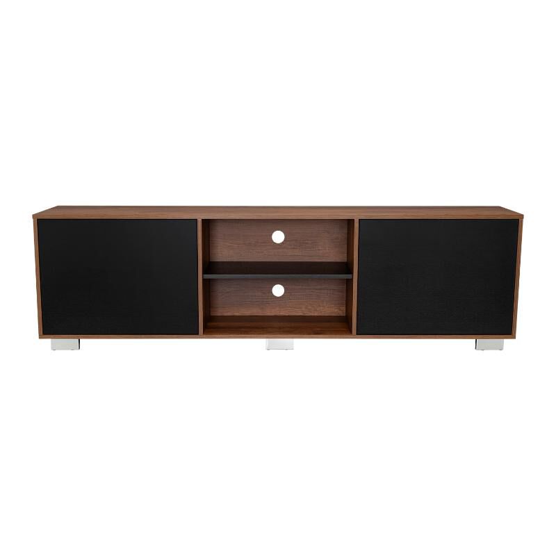 Mesa Para Tv Clasic Cobre Y Wengue Virtual Mueb... image number null