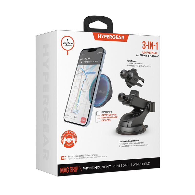 Soporte HYPERGEAR Magn&eacute;tico 3en1 Universal para... image number null