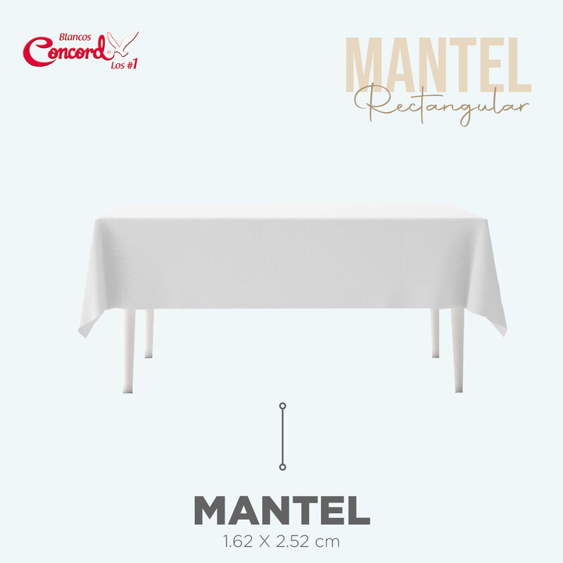 MANTEL RECTANGULAR TULIPANES image number null