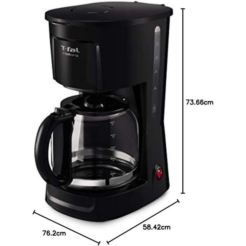 CAFETERA T-FAL HELIORA 12 TAZAS CM1408MX FILTRO... image number null