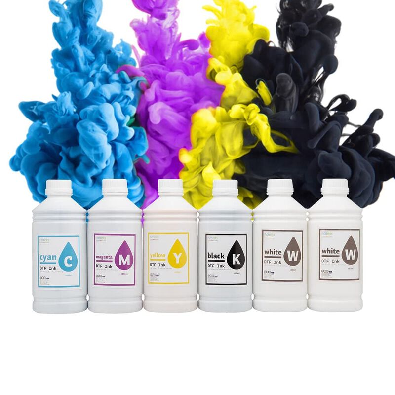 Tinta Dtf Cis Inks 6000 ml Cmyk + 2&times; Blanco &ndash; S... image number null