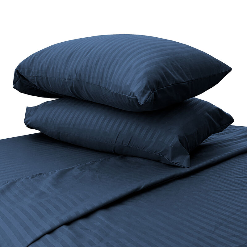 Juego de S&aacute;banas Tacto Seda Matrimonial 4 pieza... image number null