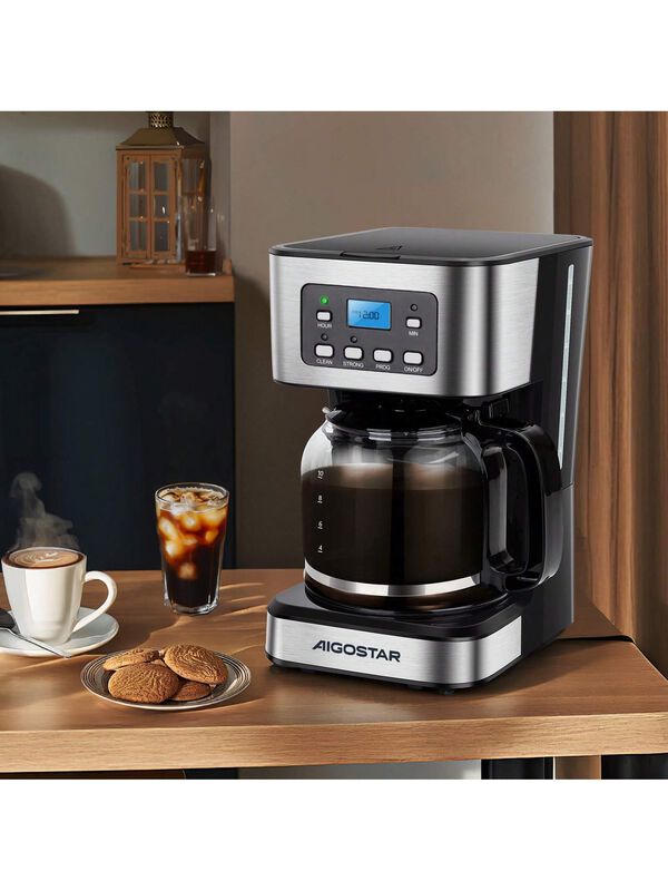 Aigostar Cafetera De Goteo Programable 12 Tazas... image number null
